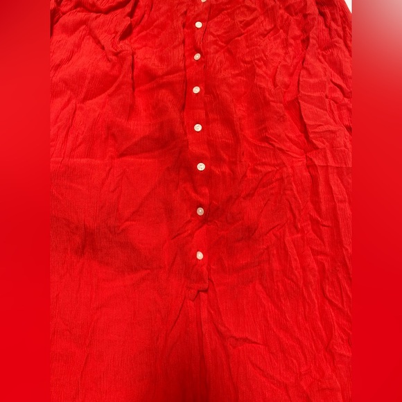 Tom Tailor Denim Orange Buttoned Dress - Picture 3 of 6